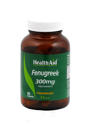 HealthAid Fenugreek 300mg Capsules - Pack of 60