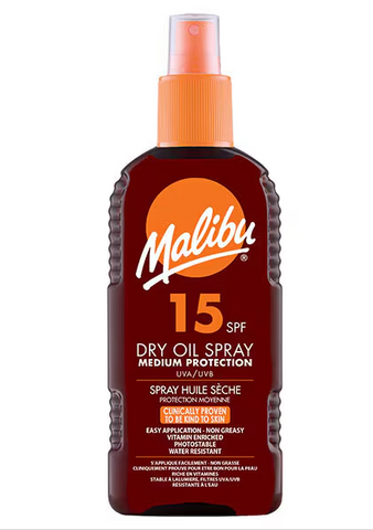 Malibu Bronzing Dry Oil Spray SPF15