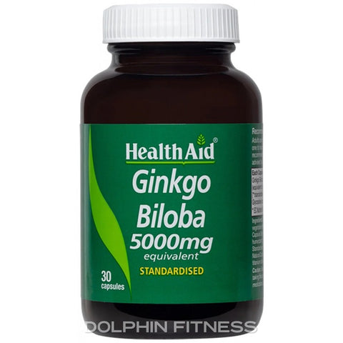 HealthAid Ginkgo Biloba Extract 5000mg Capsules -